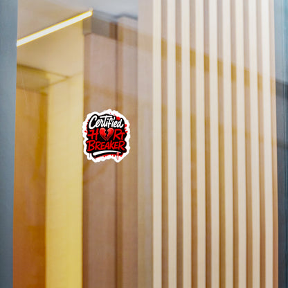 Certified Heartbreaker Kiss-Cut Vinyl Sticker
