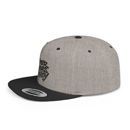 After Hours Society Flat Bill Snapback Hat — Graffiti Streetwear Cap