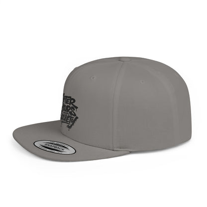 After Hours Society Flat Bill Snapback Hat — Graffiti Streetwear Cap