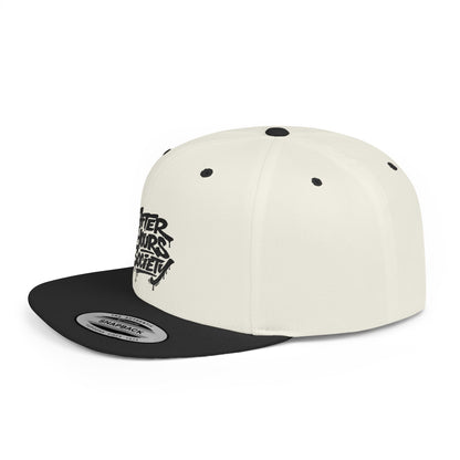 After Hours Society Flat Bill Snapback Hat — Graffiti Streetwear Cap