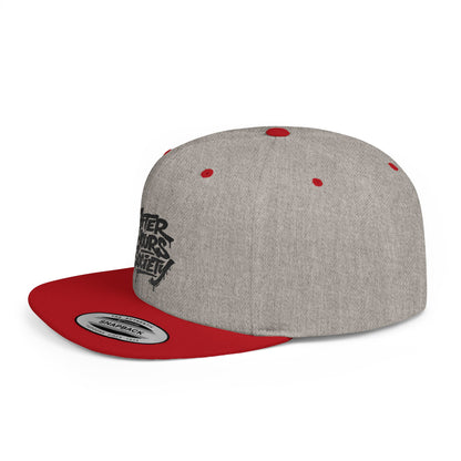 After Hours Society Flat Bill Snapback Hat — Graffiti Streetwear Cap