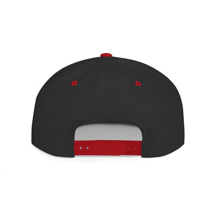 Snapback Hat — 'HITS MIXERS' Graffiti Flat-Bill Cap
