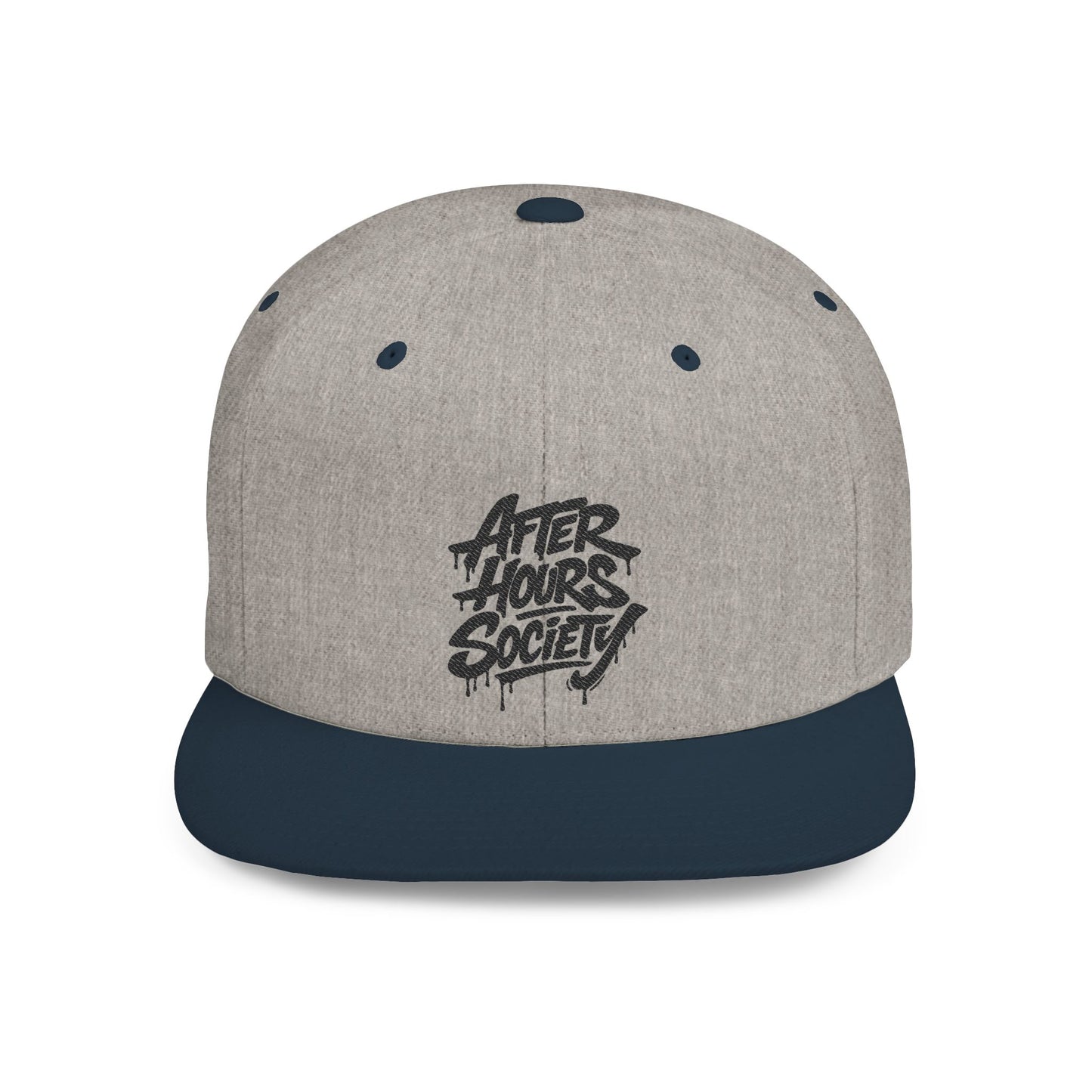 After Hours Society Flat Bill Snapback Hat — Graffiti Streetwear Cap