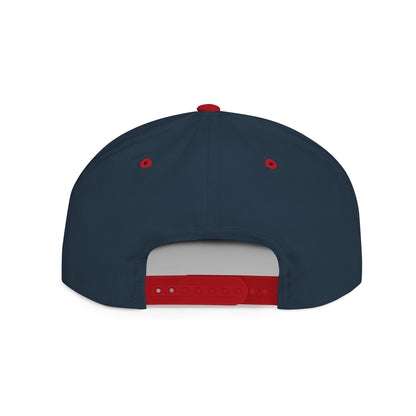Snapback Hat — 'HITS MIXERS' Graffiti Flat-Bill Cap